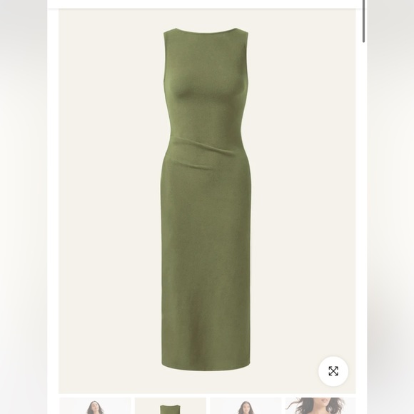 COPY - OGL Anti-Bacteria Boatneck Midi Tank Dress - Picture 2 of 9